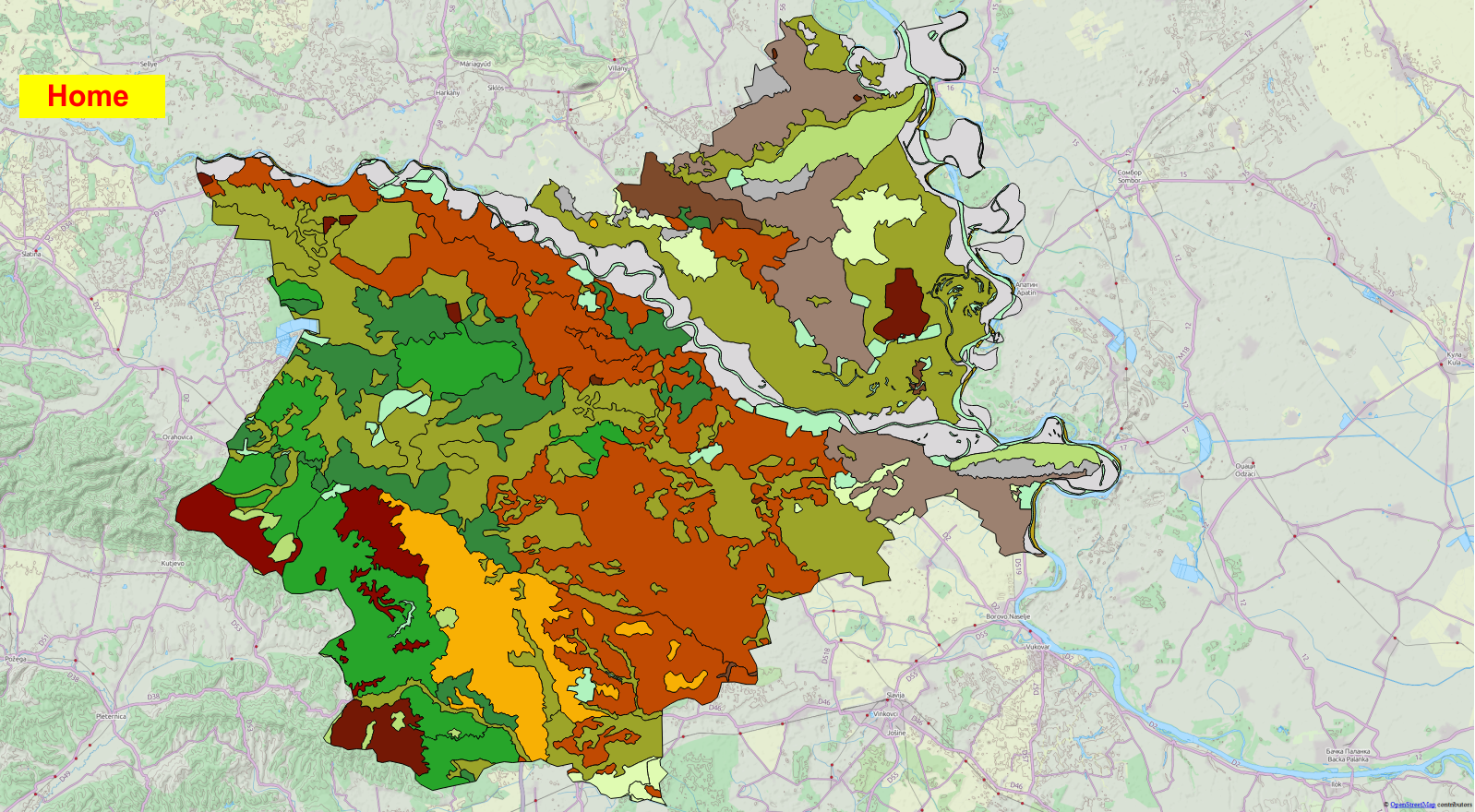 Tipovi tala Osječko-baranjske županije